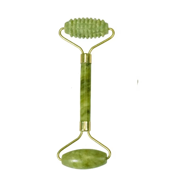 Natural Jade Roller Massager for Face Roller Facial Liftting Anti-Wrinkle Gua Sha Jade Stone Face Massager Beauty Skin Care Tool